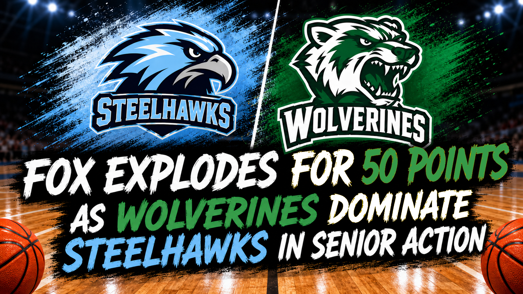 Fox Explodes for 50 Points as Wolverines Dominate Steelhawks