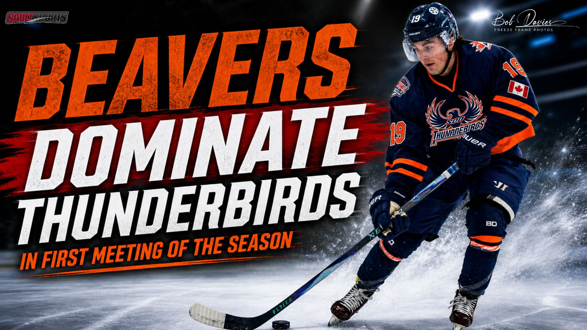 Blind River Beavers Dominate Thunderbirds in First Meeting of the 2026/27 Season
