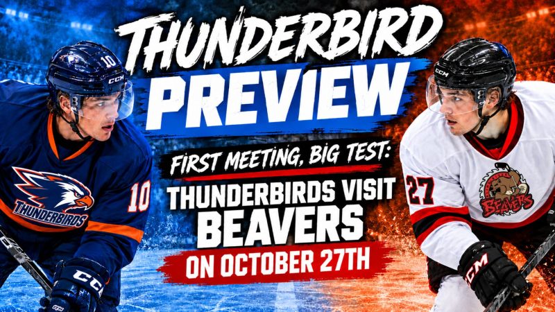 Thunderbird Preview | First Meeting, Big Test: Thunderbirds Visit Beavers on October 27th