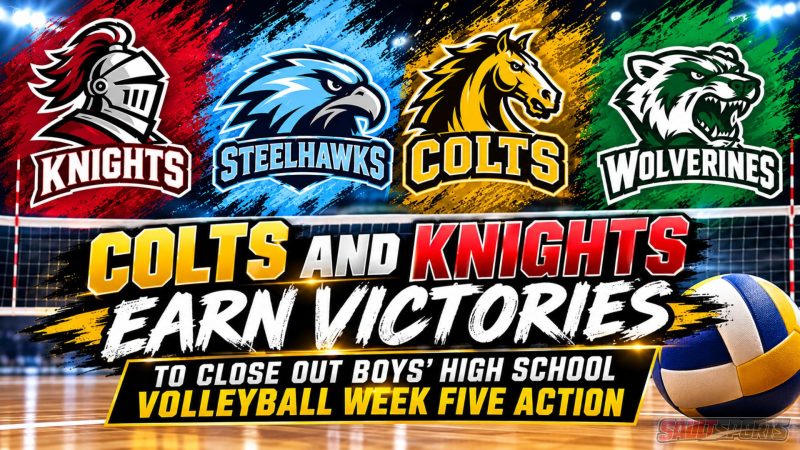 Colts and Knights Earn Victories to Close Out Boys’ High School Volleyball Week Five Action