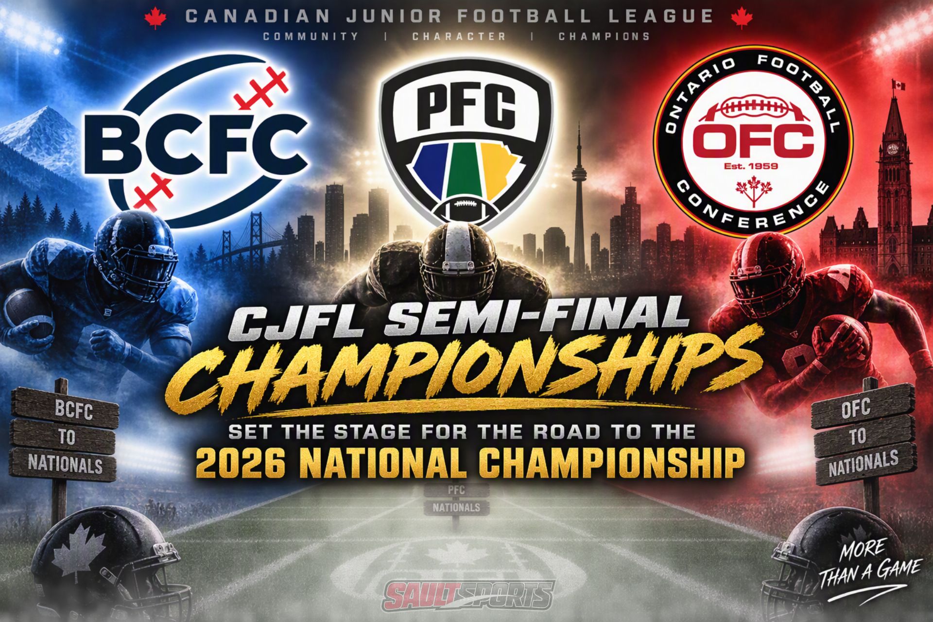 CJFL Semi-Final Championships Set the Stage for the Road to the 2026 National Championship