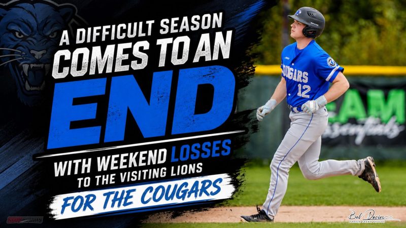 A Difficult Season Comes to an End with Weekend Losses to the Visiting Lions for the Cougars