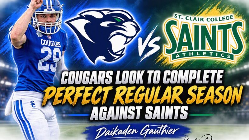 Cougars Look to Complete Perfect Regular Season Against Saints | Daikaden Gauthier