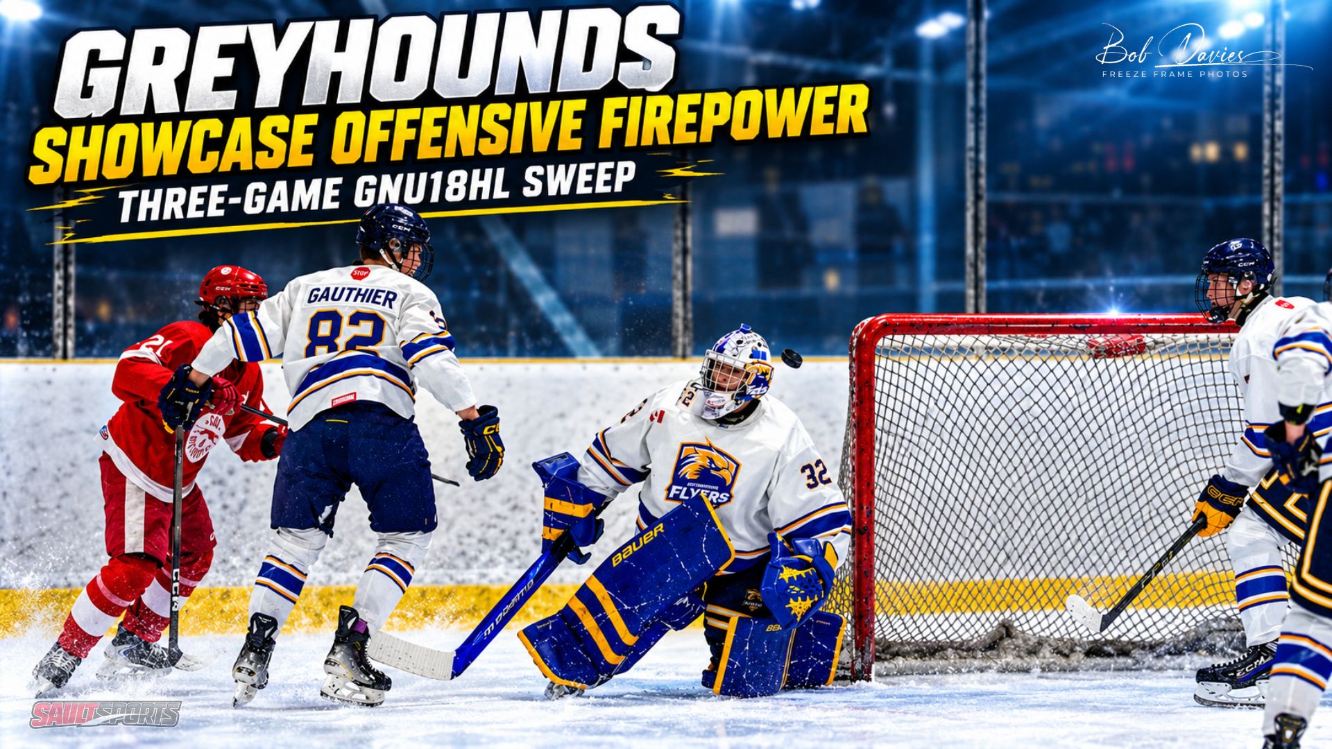 Greyhounds Showcase Offensive Firepower in Three-Game GNU18HL Sweep