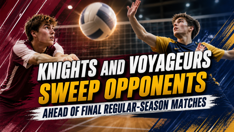 Knights and Voyageurs Sweep Opponents Ahead of Final Regular-Season Matches