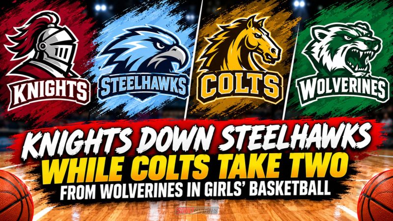 Knights Down Steelhawks While Colts Take Two from Wolverines in Girls’ Basketball