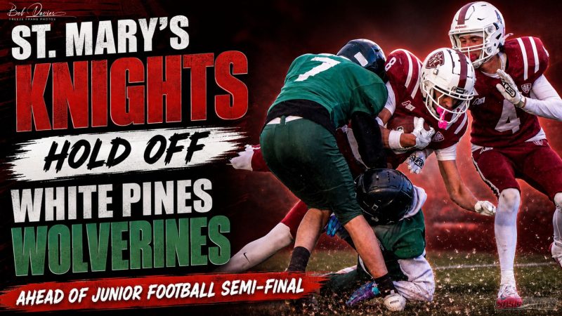 St. Mary’s Knights Hold Off White Pines Wolverines Ahead of Junior Football Semi-Final