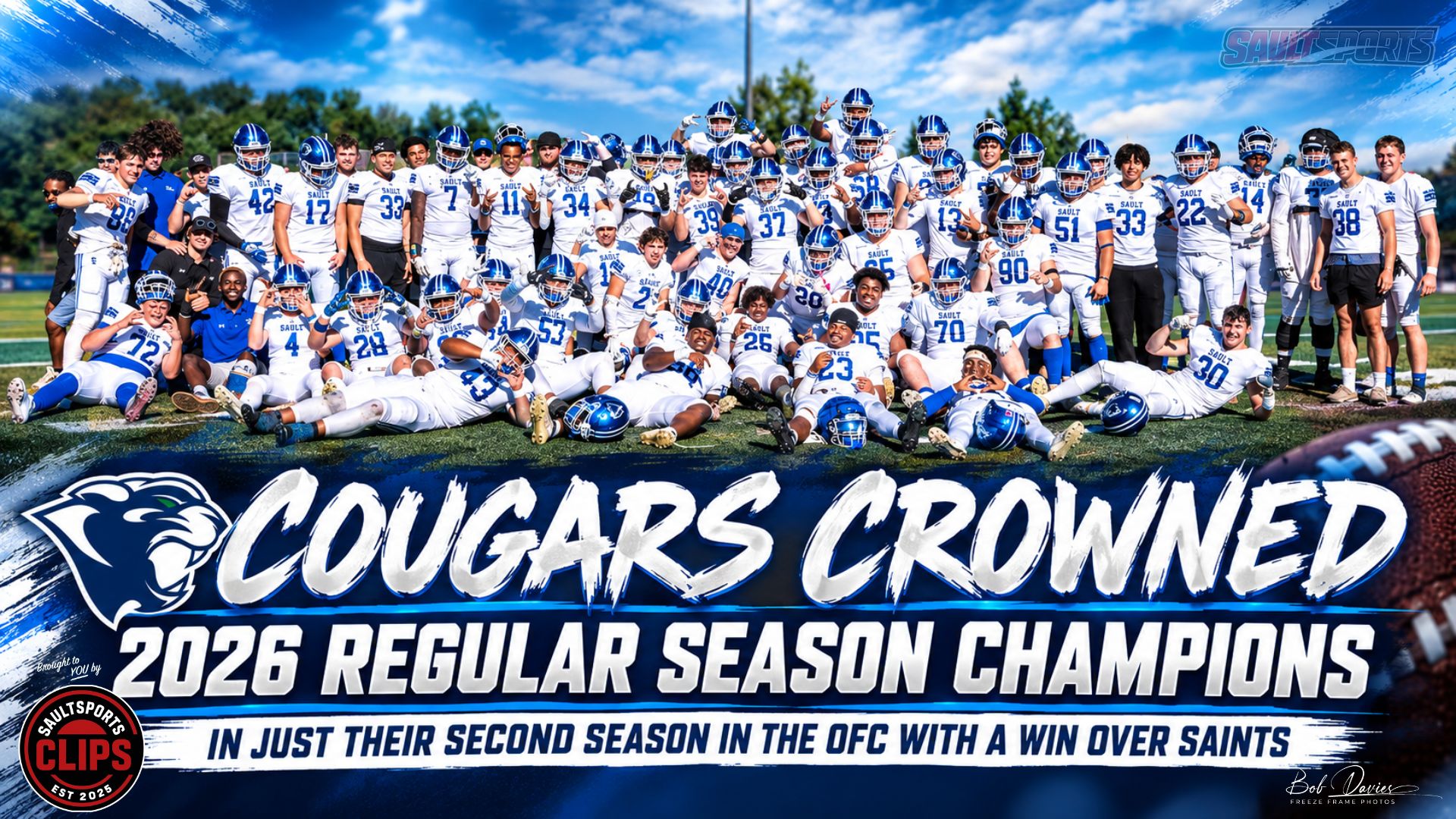 Cougars Crowned 2026 Regular Season Champions in Just their Second Season in the OFC with a Win Over Saints