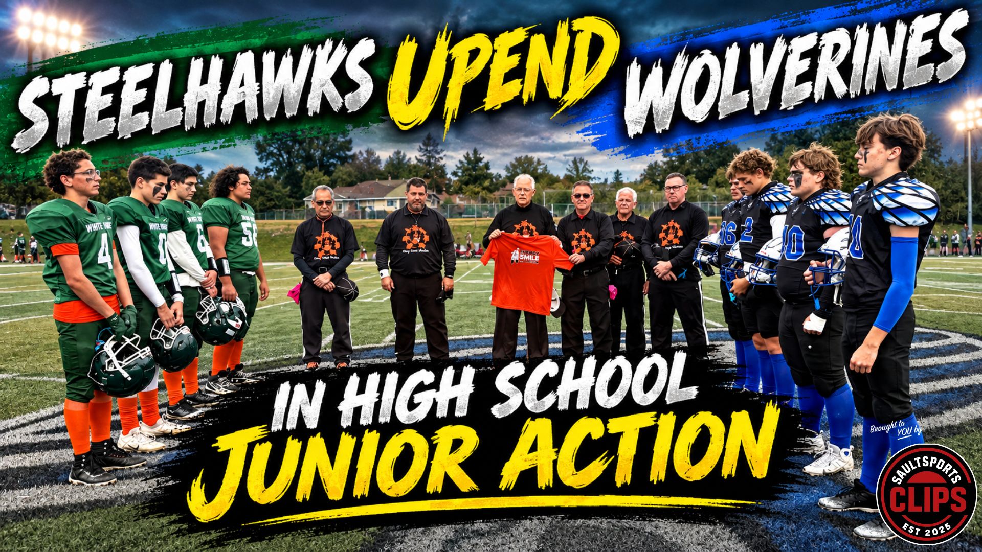 Steelhawks Upend Wolverines in High School Junior Football Action